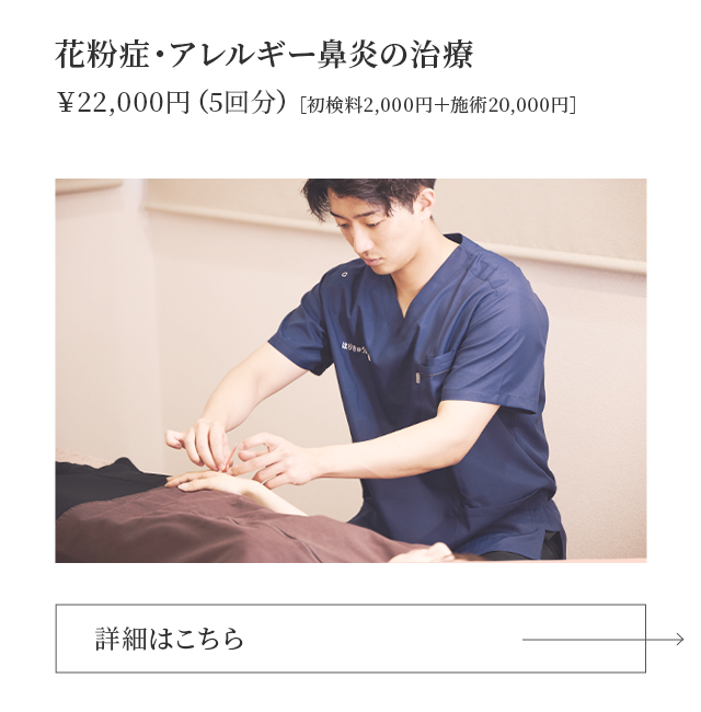 花粉症・アレルギー鼻炎の治療